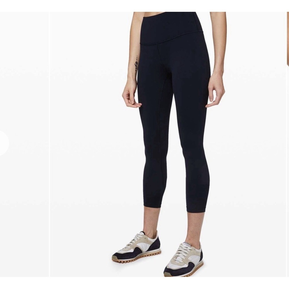 Lululemon Align High-Rise Crop Leggings 21" Size 6 Black
